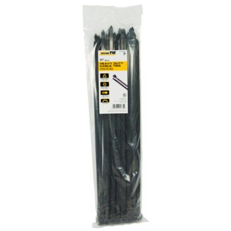 Ecm Industries 50Pk 17" Blk Hd Tie CT17-17550UVB